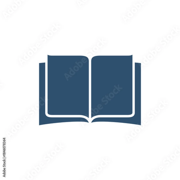 Obraz Trendy Book Education Icon Vector Template