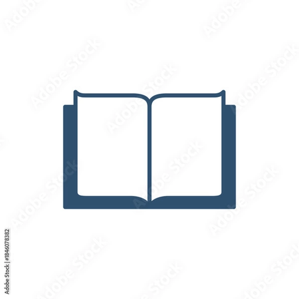 Obraz Trendy Book Education Icon Vector Template