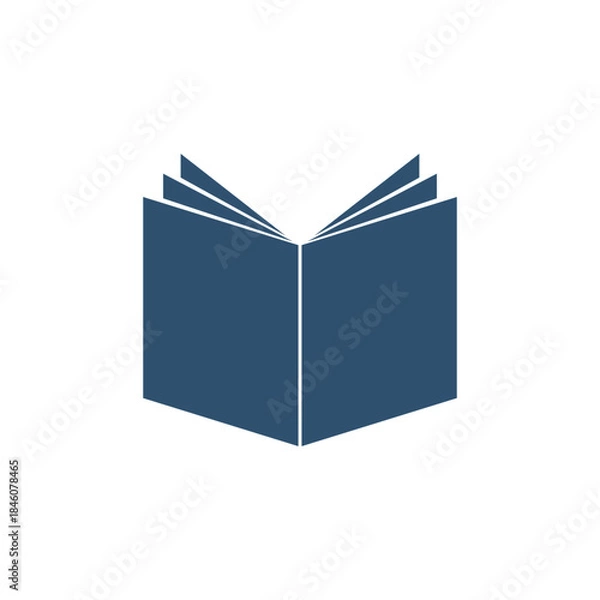 Obraz Trendy Book Education Icon Vector Template
