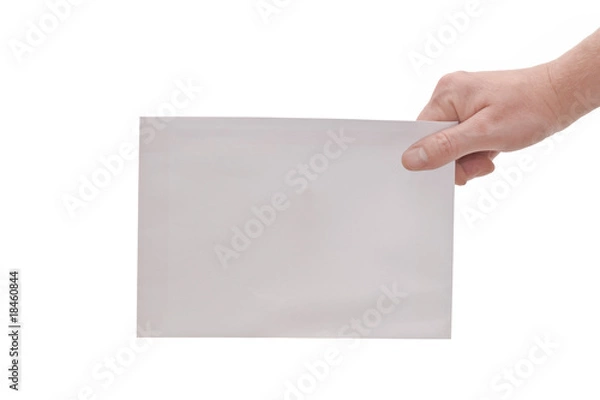 Obraz Hand & large envelope