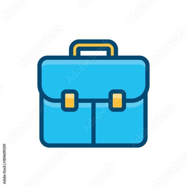 Obraz briefcase suitcase icon vector design template