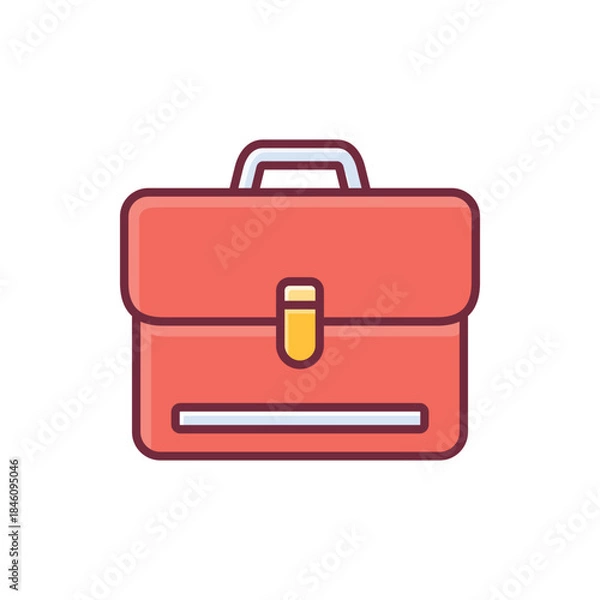 Obraz briefcase suitcase icon vector design template