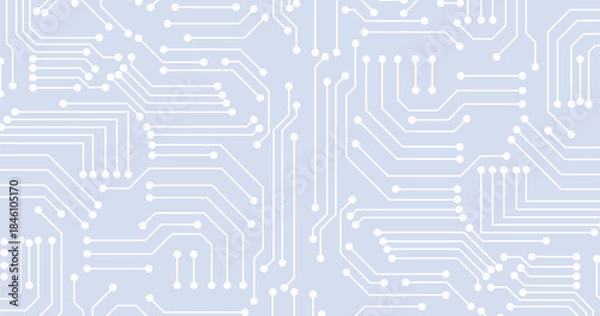 Obraz technology background with hi-tech digital data connection system and computer electronic design. 