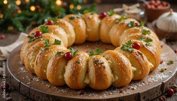 Obraz fresh baked croissants