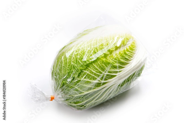 Obraz ビニール袋に入れた、販売用の白菜