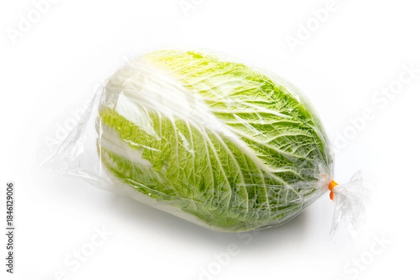 Obraz ビニール袋に入れた、販売用の白菜