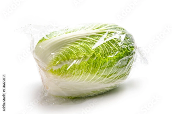 Obraz ビニール袋に入れた、販売用の白菜