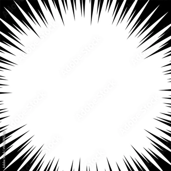 Obraz abstract circle frame