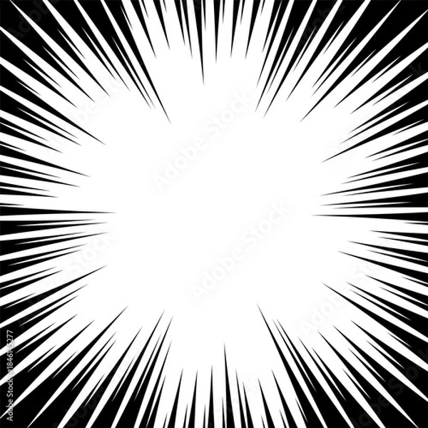 Obraz black and white explosion