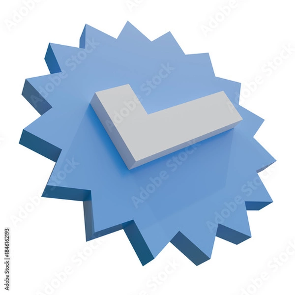 Obraz blue arrow icon
