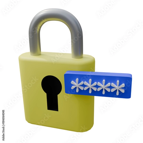 Obraz lock and key