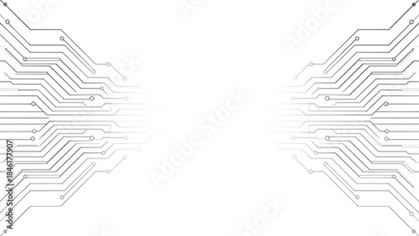 Fototapeta Abstract circuit board design