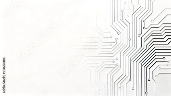 Fototapeta Abstract circuit board design