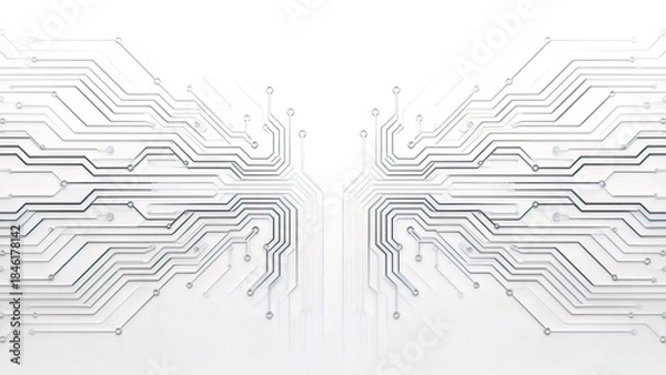 Fototapeta Abstract circuit board pattern
