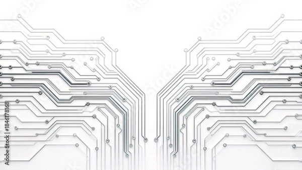 Fototapeta Abstract circuit board pattern