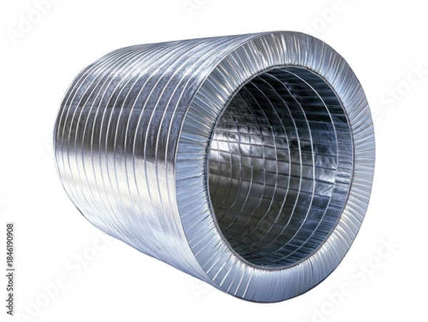 Obraz Large industrial metal ventilation duct section