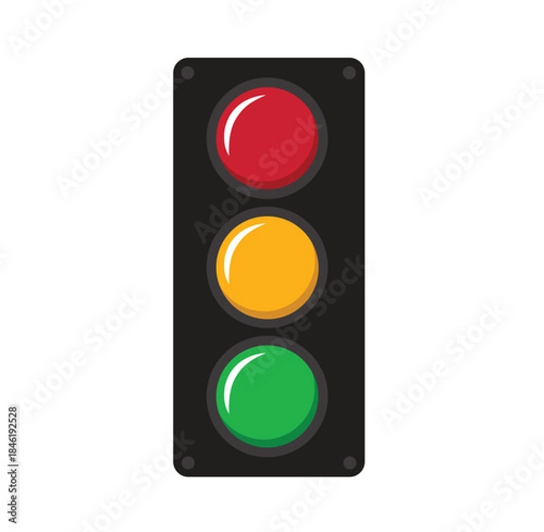 Obraz Red, Yellow, Green Traffic Signal