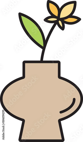 Obraz Plant Vase Icon
