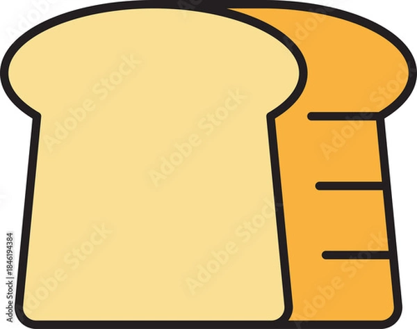 Obraz Butter Bread Icon
