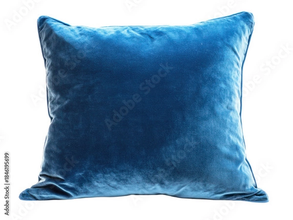 Obraz Blue Velvet Cushion Isolated