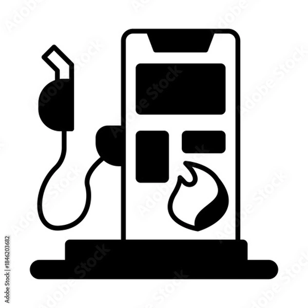 Obraz Gasoline pump icon
