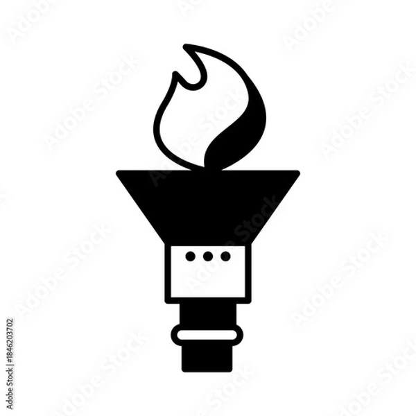 Obraz Fire gas icon