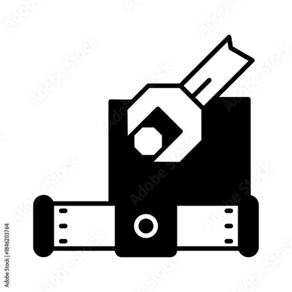 Obraz Pipe maintenance icon