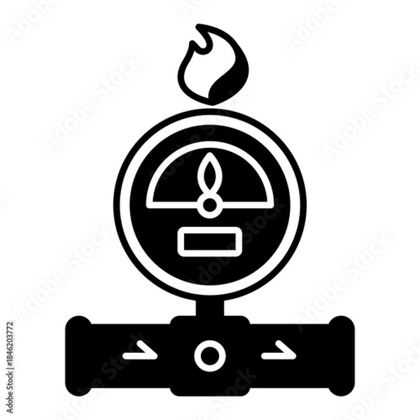Obraz Pressure gauge icon