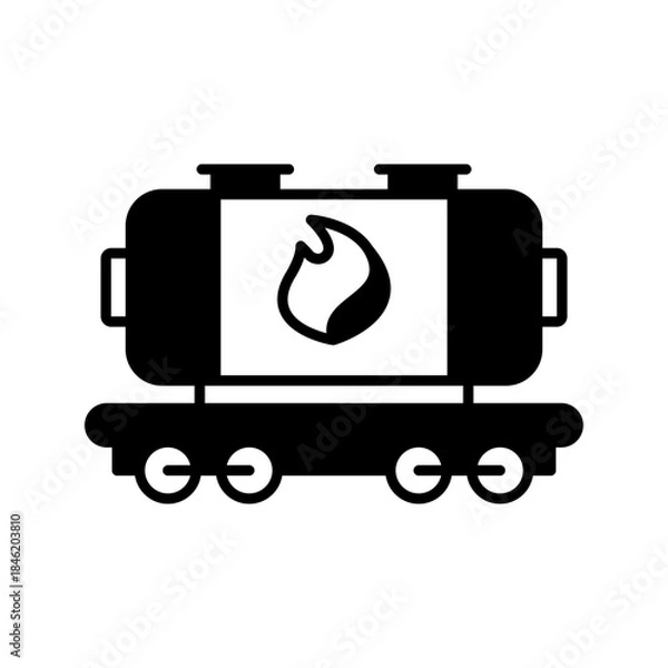 Obraz Gas tanker icon