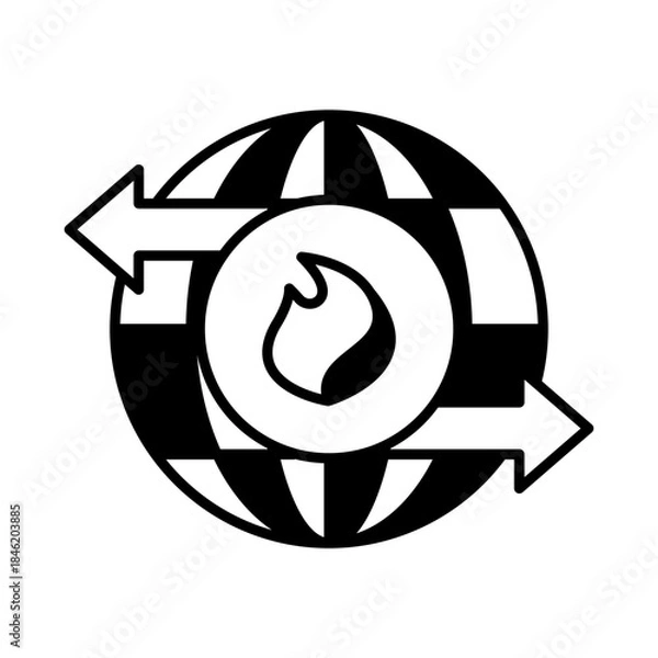 Obraz Gas international icon