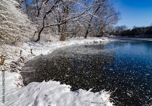 Obraz 649-80 Ice Crystal River