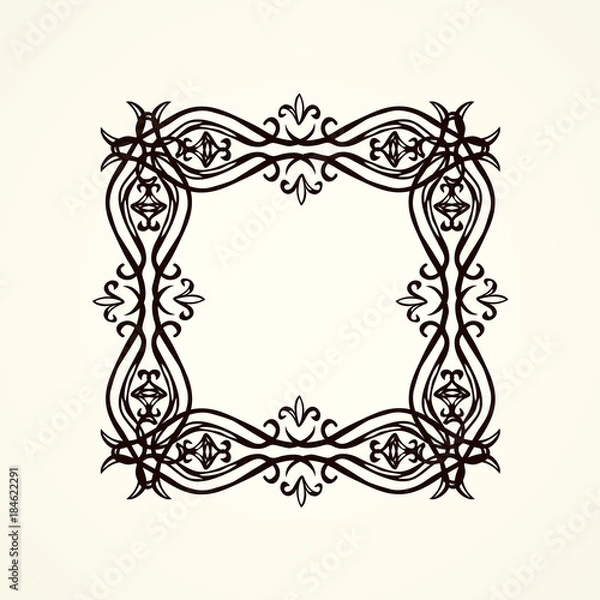 Fototapeta Vignette. Vector drawing