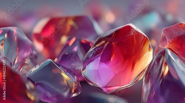 Obraz Modern art shapes high resolution background