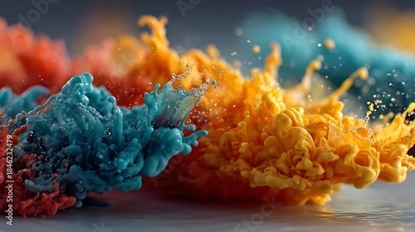 Obraz Modern art splash high resolution background