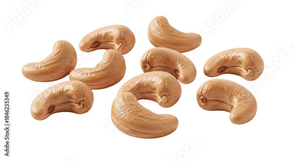 Obraz Scattered cashew nuts