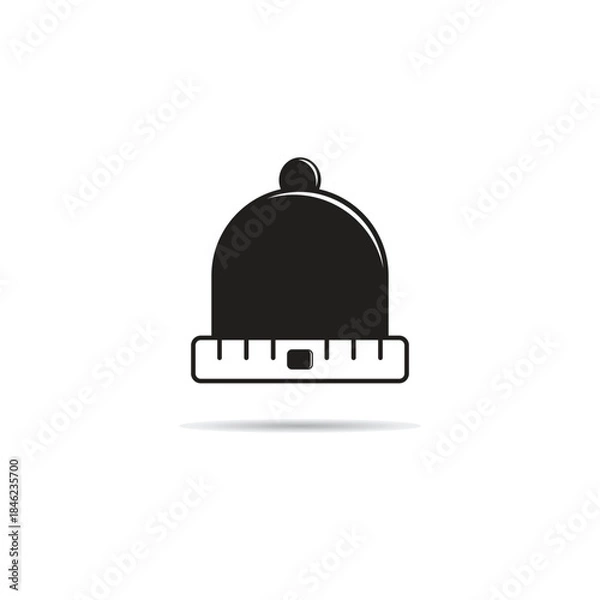 Obraz beanie cap icon vector illustration