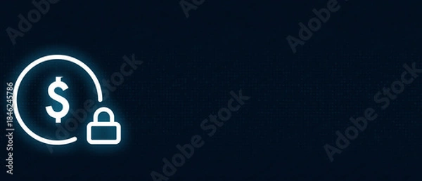 Obraz Digital Banking Security and Payment Safety Concept