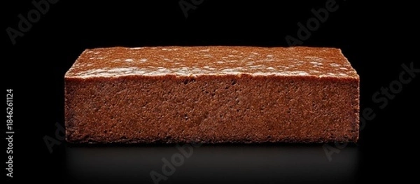 Obraz Dark chocolate dessert block