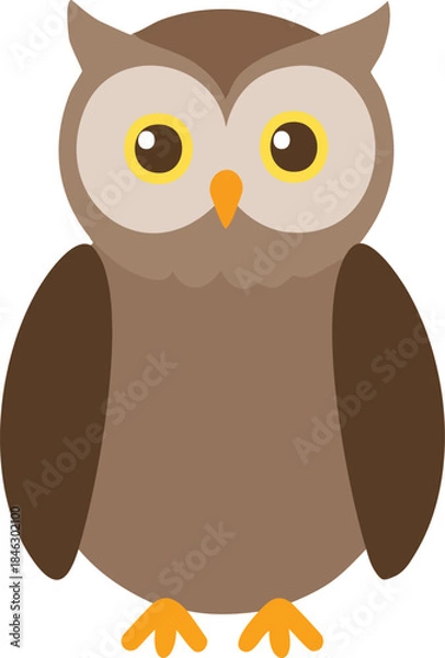 Fototapeta owl on a branch