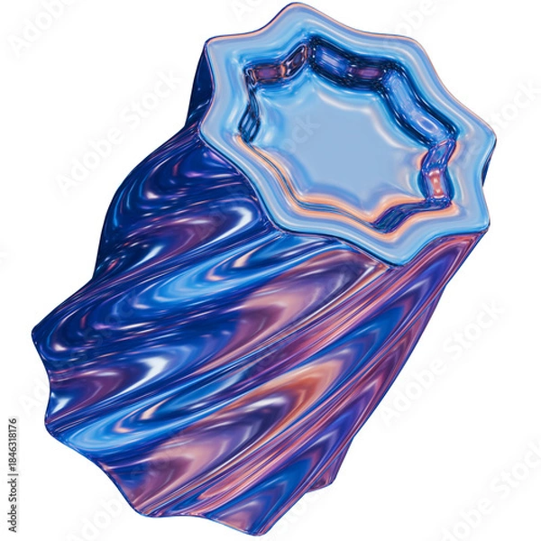 Obraz 3D Cylinder Abstract Shape