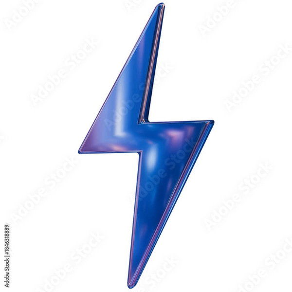 Obraz 3D Lightning Shape