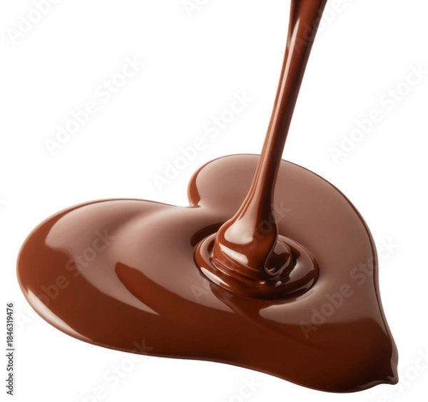 Obraz Liquid Chocolate Heart Pour