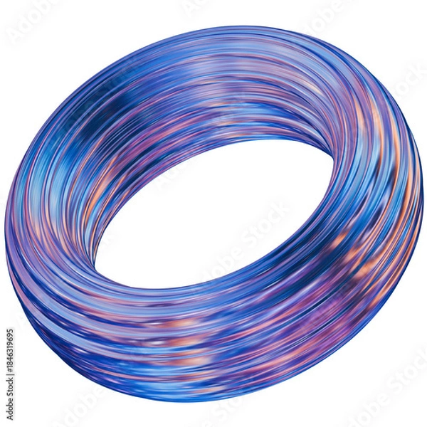Obraz 3D Torus Abstract