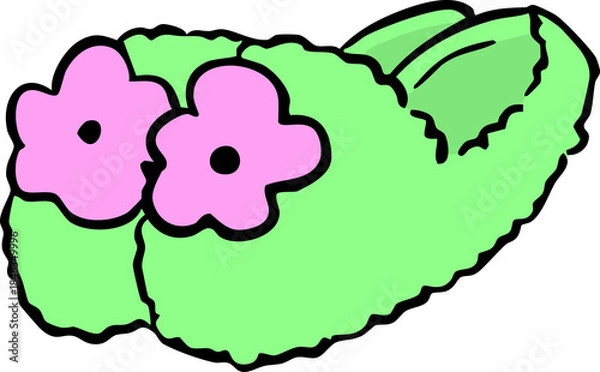 Obraz 수면 잠옷 일러스트