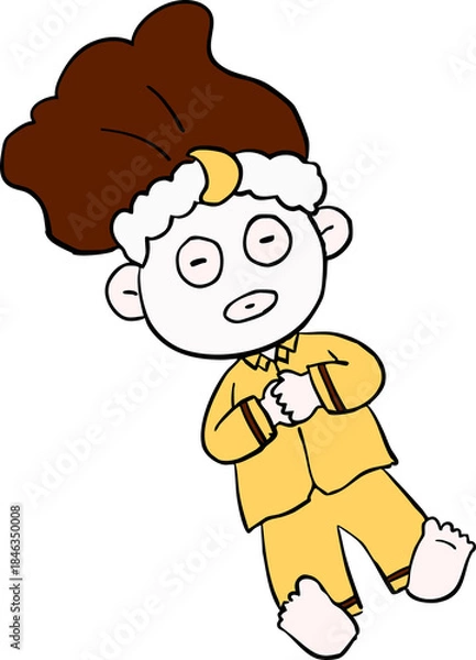 Obraz 수면 잠옷 일러스트