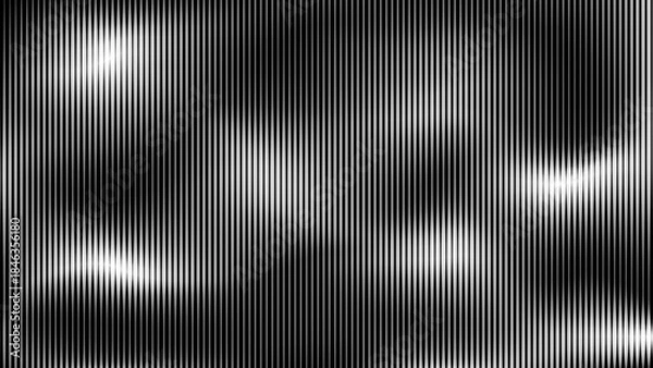 Obraz Modern Black and White Gradient Line Pattern Vector Illustration.