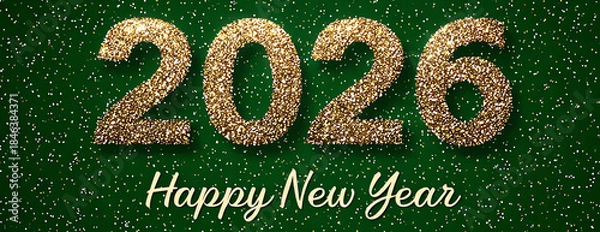 Obraz 2026 happy new year, AI generated