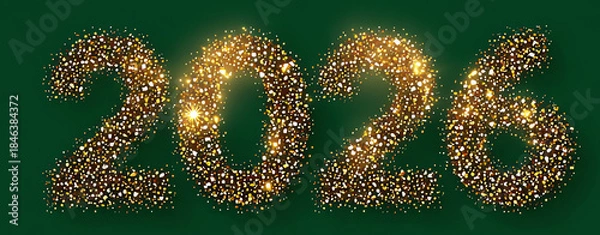 Obraz 2026 happy new year, AI generated