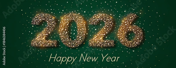 Obraz 2026 happy new year, AI generated