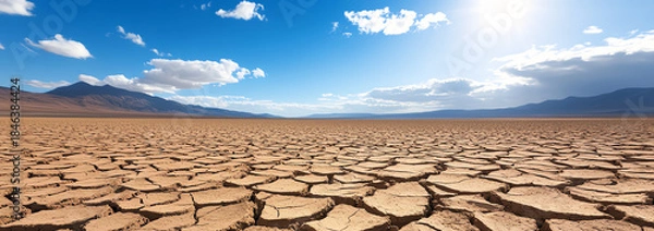 Obraz cracked earth, AI generated